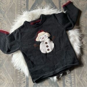 OshKosh B’Gosh 100% Cotton Knit Snowman Sweater
